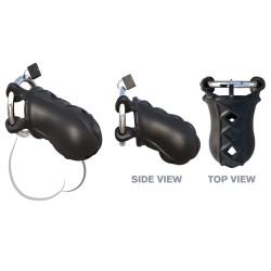 Fantasy C-ringz Cage de chasteté en silicone Cock Blocker 9 x 4cm